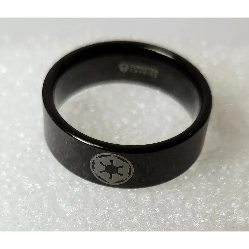 Black Tungsten Carbide Size 12.5 Ring